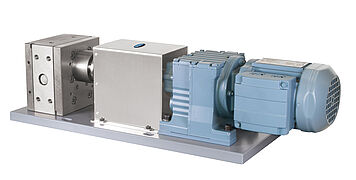 Drive unit - Inline pump type 10 on white background