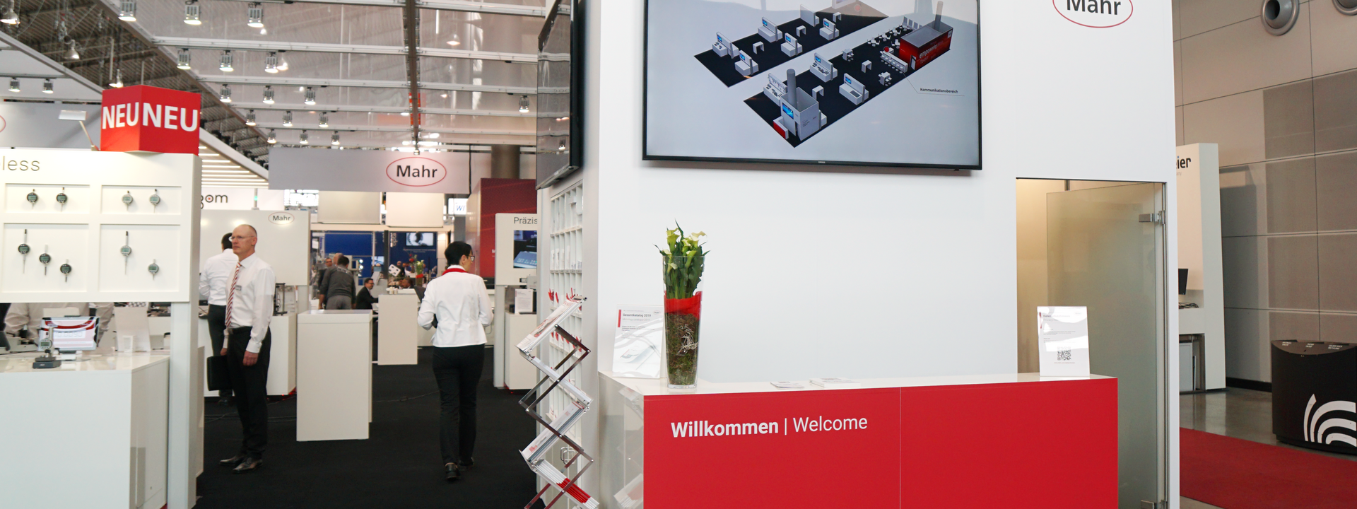 Stand von Mahr auf einer Messe