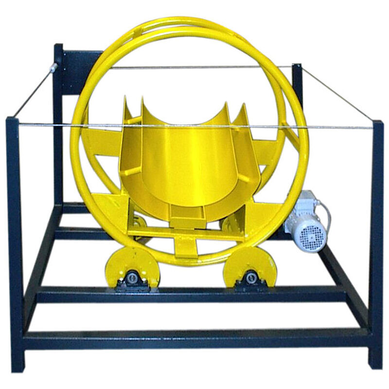 Drum hoop mixer on white background