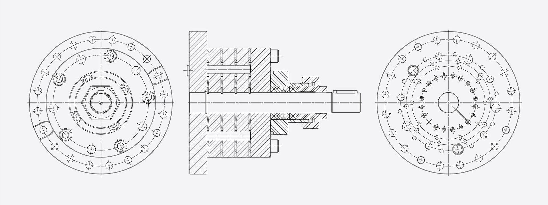 Sketch Planetary Spinning Pump